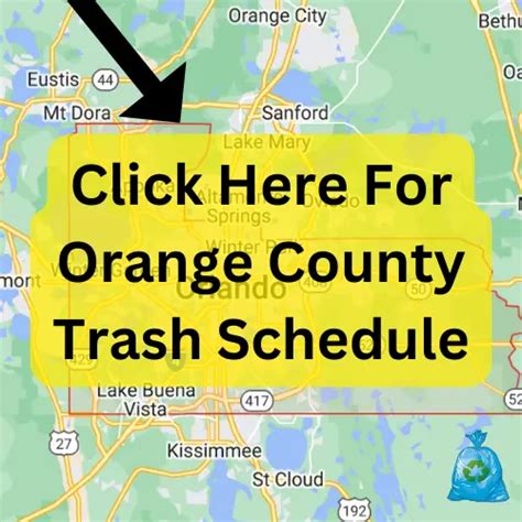 orange county florida trash pickup.
